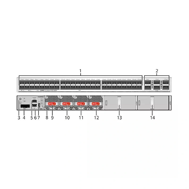 S6730-H48X6c S6730-H Series 48 X 10 Ge SFP+, 6 X 40/100 Ge Qsfp Port Network Switch